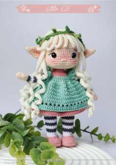 Little ELF doll crochet pattern