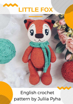 LITTLE FOX English crochet pattern