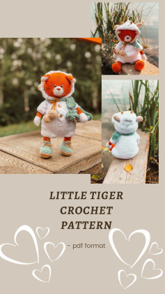 LITTLE TIGER CROCHET PATTERN pdf format