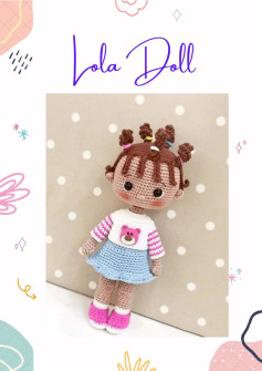 Lola Doll crochet pattern amigurumi