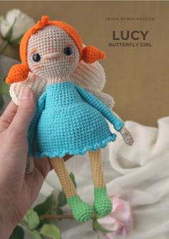 LUCY BUTTERFLY GIRL crochet pattern