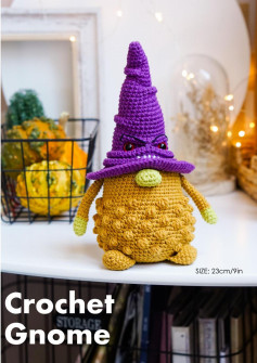 MARIA ERMOLOVA – CROCHETGNOME – CREEPY PUMPKIN GNOME