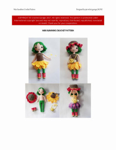 Miss Sunshine doll Crochet Pattern