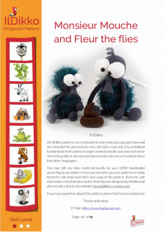 Monsieur Mouche and Fleur the flies