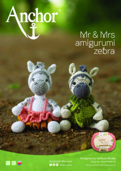 Mr & Mrs amigurumi zebra