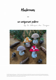 Mushrooms – an amigurumi pattern