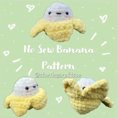 no sew banana pattern