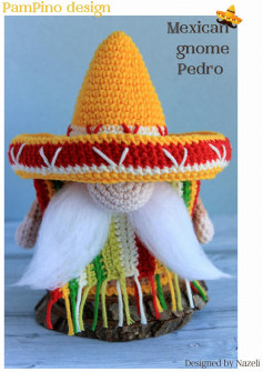 PamPino design Mexican gnome Pedro