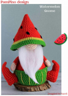 PamPino design Watermelon Gnome