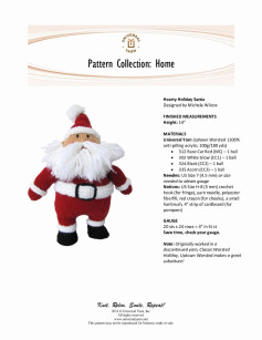 Pattern Collection: Home Hearty Holiday Santa