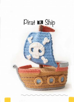 pirat ship crochet pattern