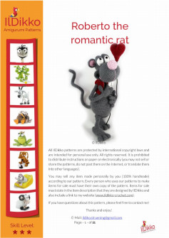 Roberto the romantic rat with a heart
