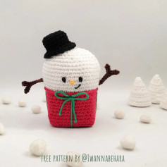 snowman in a gift box