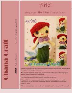 The Cutest Mermaid Ariel Ohana Craft Amigurumi