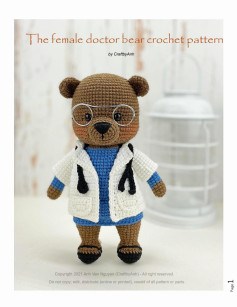 the female doctor bear crochet pattern