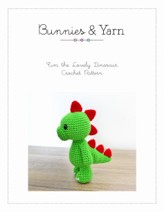 Tim the Lovely Dinosaur Crochet Pattern