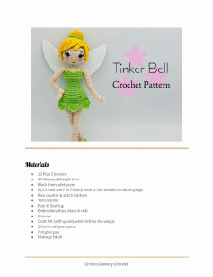 tinker bell crochet pattern