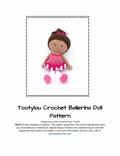 Tootylou Crochet Ballerina Doll Pattern