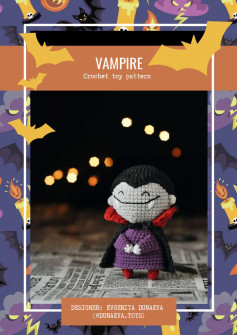 VAMPIRE Crochet toy pattern