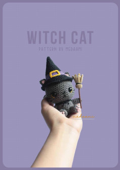 witch cat pattern