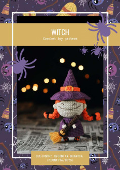 WITCH Crochet toy pattern