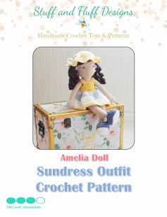 amelia doll sundress outfit crochet pattern