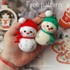 Amigurumi snowman free