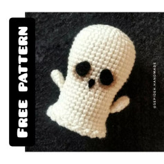 big head ghost crochet pattern