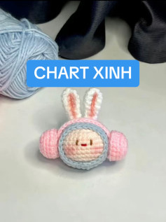 Chart Mochi thỏ đeo tai nghe