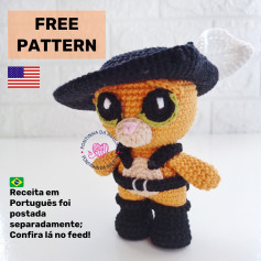 cowboy cat crochet pattern