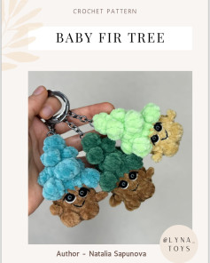 crochet pattern baby fir tree