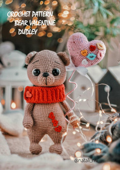 CROCHET PATTERN BEAR VALENTINE DUDLEY