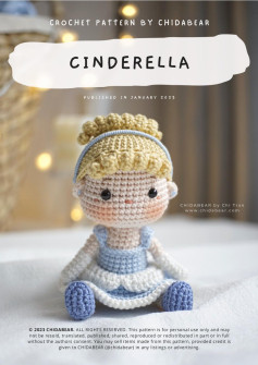 CROCHET PATTERN BY CHIDABEAR CINDERELLA