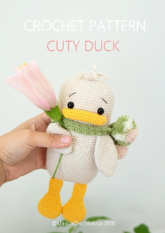 crochet pattern cuty duck