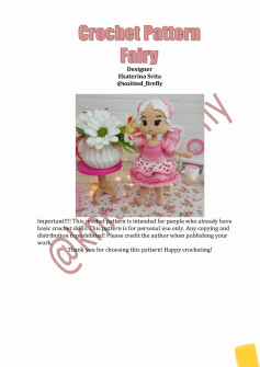 crochet pattern fairy doll