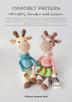 CROCHET PATTERN «Giraffes Theodor and Emma»