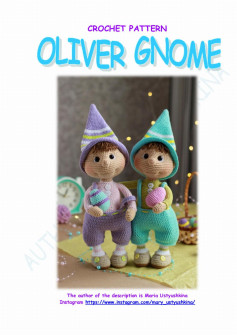 crochet pattern oliver gnome doll