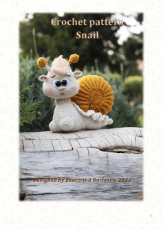 Crochet pattern Snail