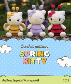 crochet pattern spring kitty full