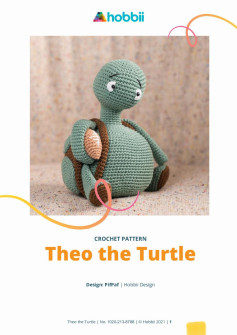 CROCHET PATTERN Theo the Turtle