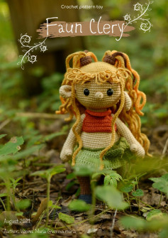 Crochet pattern toy Faun Clery