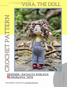 crochet pattern vera the doll