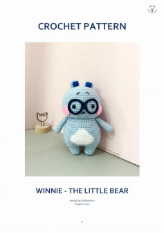 CROCHET PATTERN WINNIE - THE LITTLE BEAR