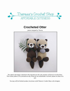 Crocheted Otter pattern