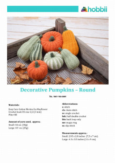 Decorative Pumpkins