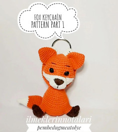 Fox Keychain Free pattern part 1