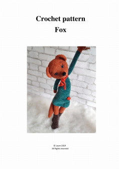 fox lady crochet pattern