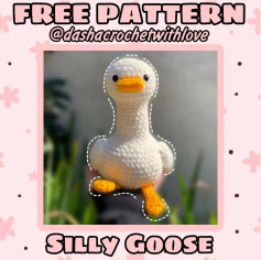 Free crochet goose silly pattern