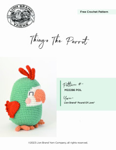 Free Crochet Pattern Thiago The Parrot Pattern