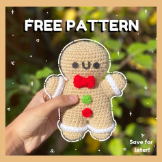 ❤️ free gingerbread man pattern!